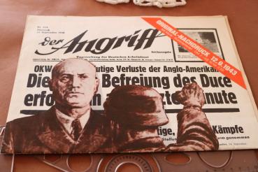Zeitung Original-Nachdruck - Der Angriff - 12.09.1943